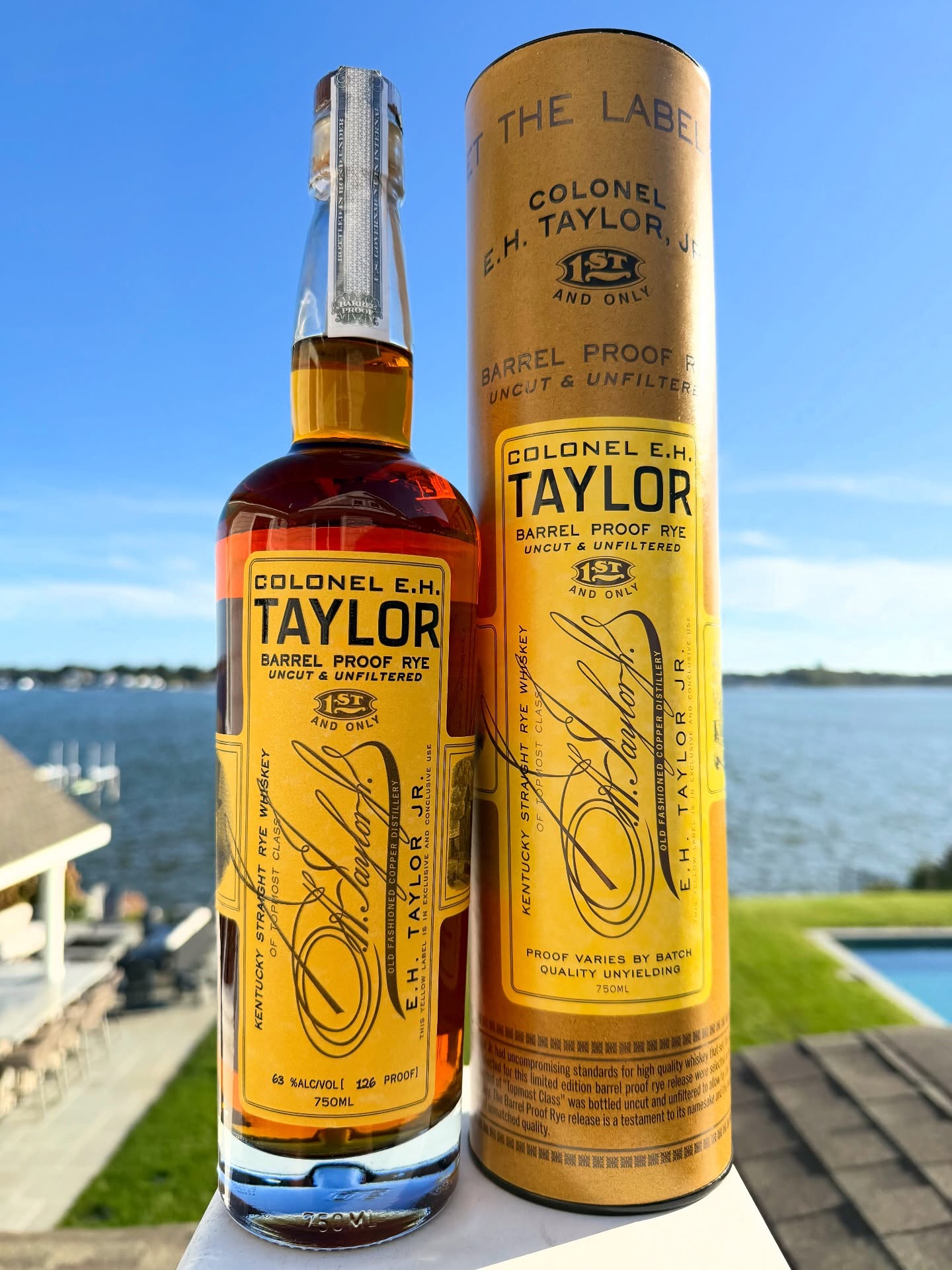 E.H. Taylor Barrel Proof Rye – 64.5% ABV (129 Proof)